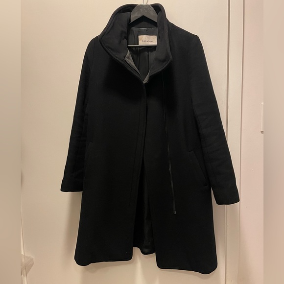 Babaton Italian wool & cashmere coat - Picture 2 of 9